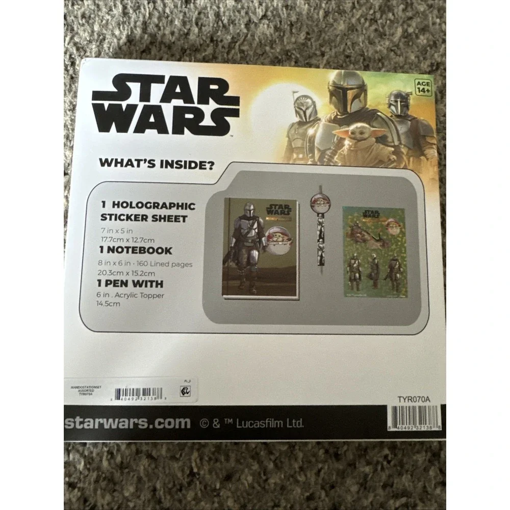 Starwars The Mandalorian Stationery Bundle